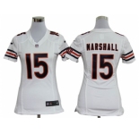 nike women nfl jerseys Chicago Bears #15 Brandon Marshall White[nike]