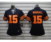 nike women nfl jerseys chicago bears #15 marshall blue[nike limited orange number]