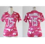 nike women nfl jerseys chicago bears #15 marshall pink[fashion camo]