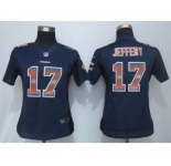 nike women nfl jerseys chicago bears #17 jeffery blue[Strobe Limited]