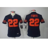 nike women nfl jerseys chicago bears #22 matt forte blue[nike limited orange number]