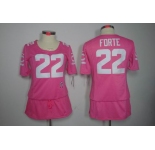 nike women nfl jerseys chicago bears #22 matt forte pink[breast cancer awareness]