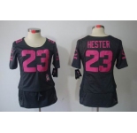 nike women nfl jerseys chicago bears #23 hester dk.grey[breast cancer awareness]