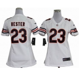 nike women nfl jerseys chicago bears #23 hester white[nike]