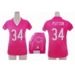 nike women nfl jerseys chicago bears #34 payton pink[draft him ii top]