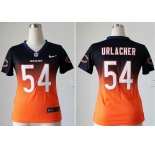 nike women nfl jerseys chicago bears #54 urlacher blue-orange[nike drift fashion][second version]