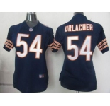 nike women nfl jerseys chicago bears #54 urlacher blue[nike]