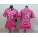 nike women nfl jerseys chicago bears #54 urlacher pink[2012 nike love]