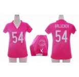 nike women nfl jerseys chicago bears #54 urlacher pink[draft him ii top]