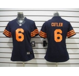 nike women nfl jerseys chicago bears #6 cutler blue[nike limited orange number]