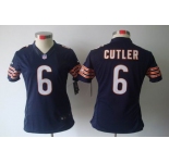 nike women nfl jerseys chicago bears #6 cutler oblue[nike limited]