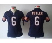 nike women nfl jerseys chicago bears #6 cutler oblue[nike limited]