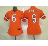 nike women nfl jerseys chicago bears #6 cutler orange[nike]