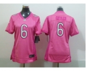 nike women nfl jerseys chicago bears #6 cutler pink[2012 nike love]