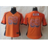 nike women nfl jerseys chicago bears #69 allen orange[Elite drift fashion]