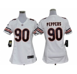 nike women nfl jerseys chicago bears #90 peppers white[nike]