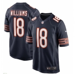 Youth Caleb Williams Chicago Bears #18 Blue Vapor Limited Blue