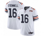 Youth Chicago Bears #16 Pat O'Donnell White 100th Season Limited Football Jersey