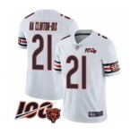 Youth Chicago Bears #21 Ha Clinton-Dix White Vapor Untouchable Limited Player 100th Season Football Jersey
