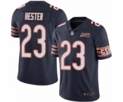 Youth Chicago Bears #23 Devin Hester Navy Blue Team Color 100th Season Limited Football Jersey