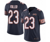 Youth Chicago Bears #23 Kyle Fuller Navy Blue Team Color 100th Season Limited Football Jersey