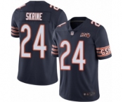 Youth Chicago Bears #24 Buster Skrine Navy Blue Team Color 100th Season Limited Football Jersey