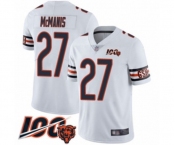 Youth Chicago Bears #27 Sherrick McManis White Vapor Untouchable Limited Player 100th Season Football Jersey