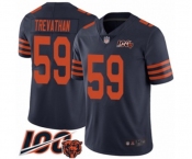 Youth Chicago Bears #59 Danny Trevathan Limited Navy Blue Rush Vapor Untouchable 100th Season Football Jersey