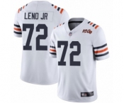 Youth Chicago Bears #72 Charles Leno White 100th Season Limited Football Jersey