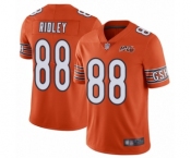 Youth Chicago Bears #88 Riley Ridley Orange Alternate 100th Season Limited Football Jersey