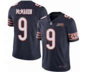 Youth Chicago Bears #9 Jim McMahon Navy Blue Team Color 100th Season Limited Football Jersey