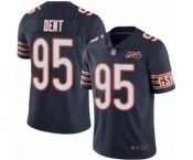 Youth Chicago Bears #95 Richard Dent Navy Blue Team Color 100th Season Limited Football Jersey