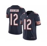 Youth Nike Chicago Bears #12 Allen Robinson Navy Blue Team Color Stitched NFL Vapor Untouchable Limited Jersey