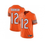Youth Nike Chicago Bears #12 Allen Robinson Orange Stitched NFL Limited Rush Jersey