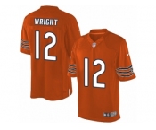 Youth Nike Chicago Bears #12 Kendall Wright Limited Orange Alternate NFL Jersey