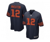 Youth Nike Chicago Bears #12 Markus Wheaton Game Navy Blue 1940s Throwback Alternate NFL Jersey
