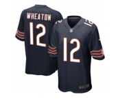 Youth Nike Chicago Bears #12 Markus Wheaton Game Navy Blue Team Color NFL Jersey