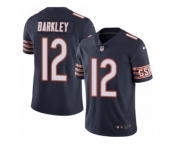 Youth Nike Chicago Bears #12 Matt Barkley Limited Navy Blue Rush NFL Jersey