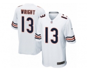 Youth Nike Chicago Bears #13 Kendall Wright Game White NFL Jersey