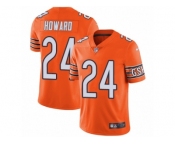 Youth Nike Chicago Bears #24 Jordan Howard Vapor Untouchable Limited Orange Rush NFL Jersey