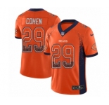 Youth Nike Chicago Bears #29 Tarik Cohen Limited Orange Rush Drift Fashion NFL Jersey