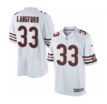 Youth Nike Chicago Bears #33 Jeremy Langford White NFL Jersey