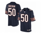 Youth Nike Chicago Bears #50 Jerrell Freeman Limited Navy Blue Team Color NFL Jersey