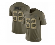 Youth Nike Chicago Bears #52 Christian Jones Limited Olive Camo Salute to Service NFL Jersey