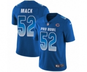 Youth Nike Chicago Bears #52 Khalil Mack Limited Royal Blue NFC 2019 Pro Bowl NFL Jersey
