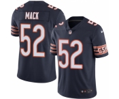 Youth Nike Chicago Bears #52 Khalil Mack Navy Blue Team Color Vapor Untouchable Limited Player NFL Jersey