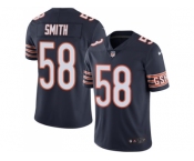 Youth Nike Chicago Bears #58 Roquan Smith Navy Blue Team Color Stitched NFL Vapor Untouchable Limited Jersey