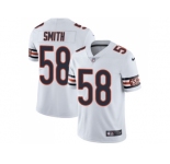 Youth Nike Chicago Bears #58 Roquan Smith White Stitched NFL Vapor Untouchable Limited Jersey
