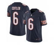 Youth Nike Chicago Bears #6 Jay Cutler Limited Navy Blue Rush NFL Jersey