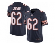 Youth Nike Chicago Bears #62 Ted Larsen Limited Navy Blue Rush NFL Jersey